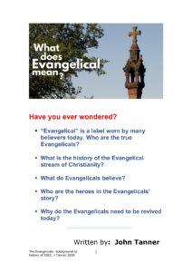 What does Evangelical mean?